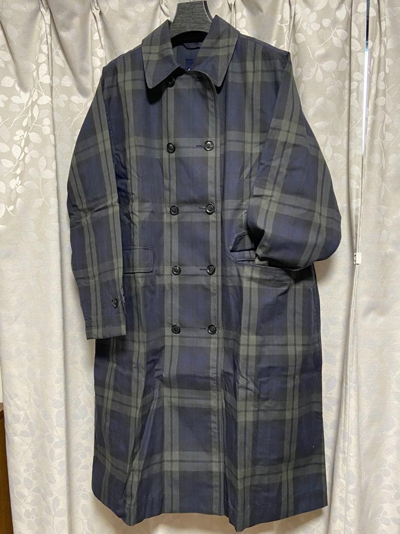 45R ブラックウォッチ　ギャバブルタイルコート　カーキ