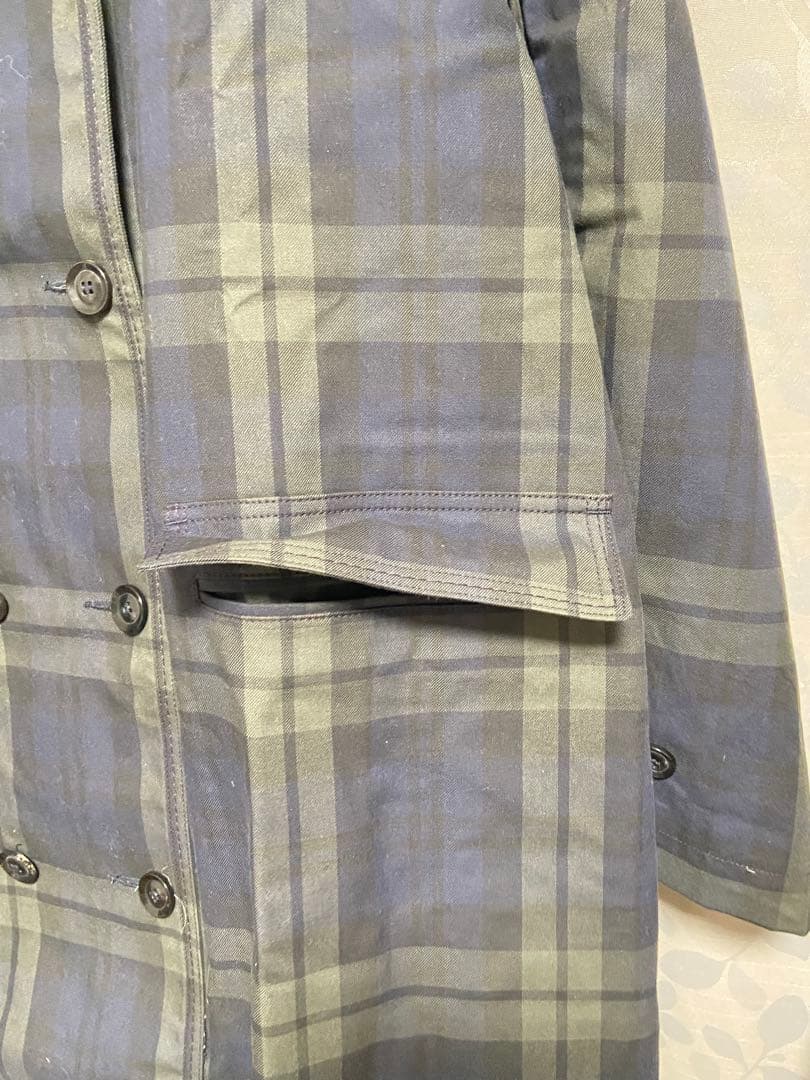 45R ブラックウォッチ　ギャバブルタイルコート　カーキ