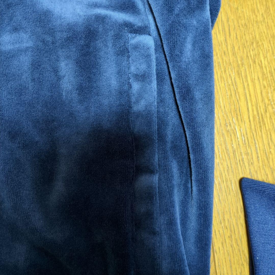 お値下げ　アディダス　ベロアトラックジャケット　М　ネイビー　新品