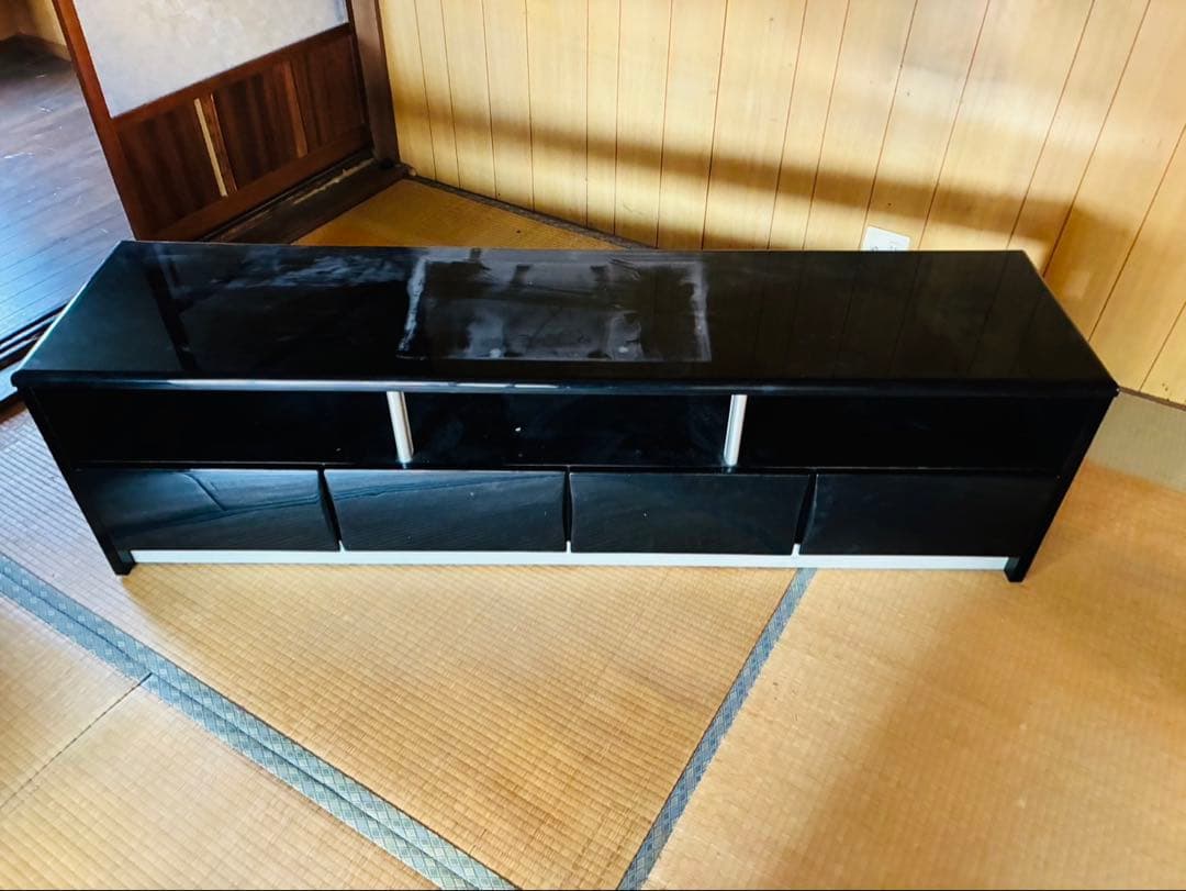 木製 収納 2段 軽量 テレビ台 ローボード 180cm 引き出し インテリア