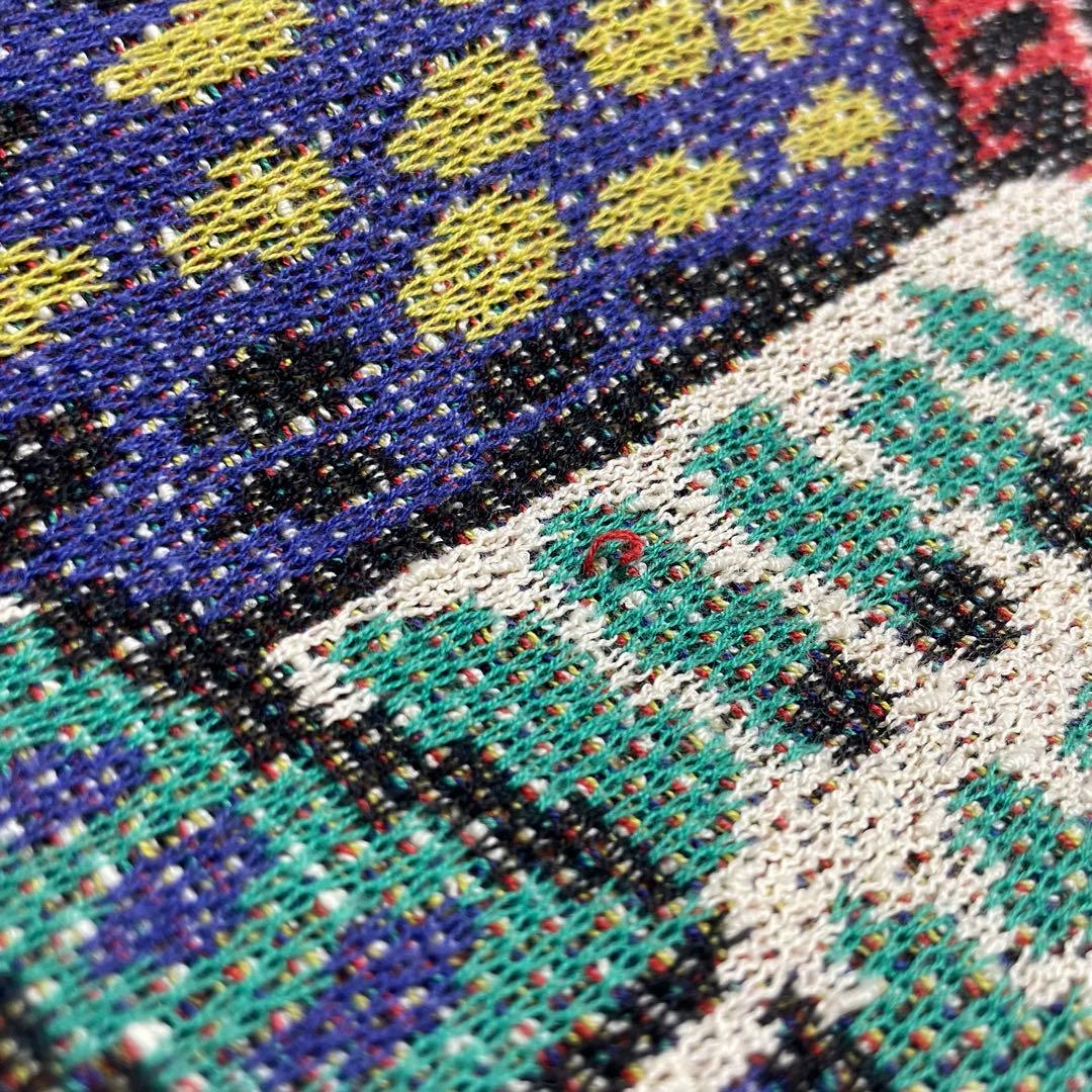 MISSONI UOMO ミッソーニ カーディガン　薄手　総柄　薄手　46