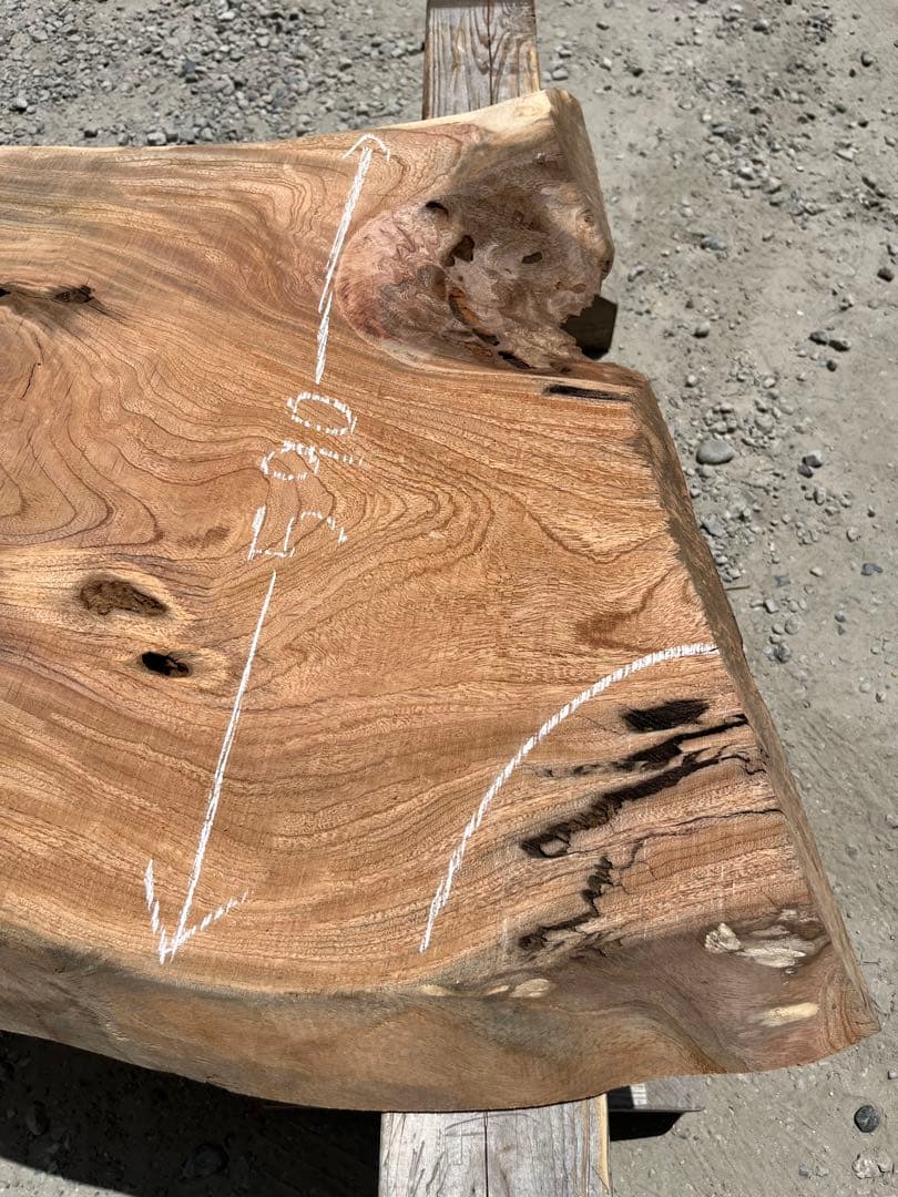 欅　けやき　仏　⑦ 一枚板　テーブル　レジン　レジンテーブル　無垢板　看板