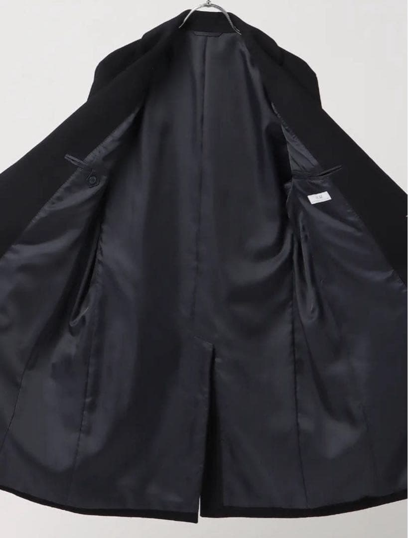 SUIT SQUARE スーツスクエア　チェスターコート メンズ　ネイビー　S