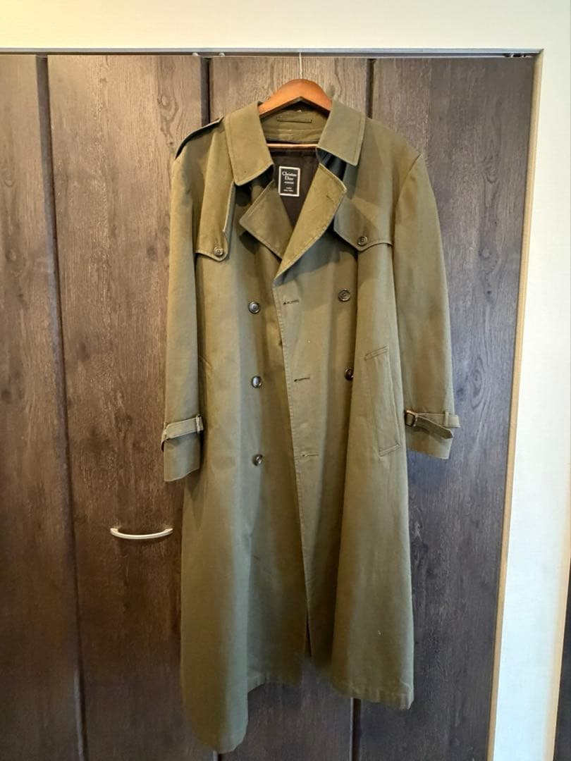美品 Christian Dior Monsieur トレンチコート オリーブ