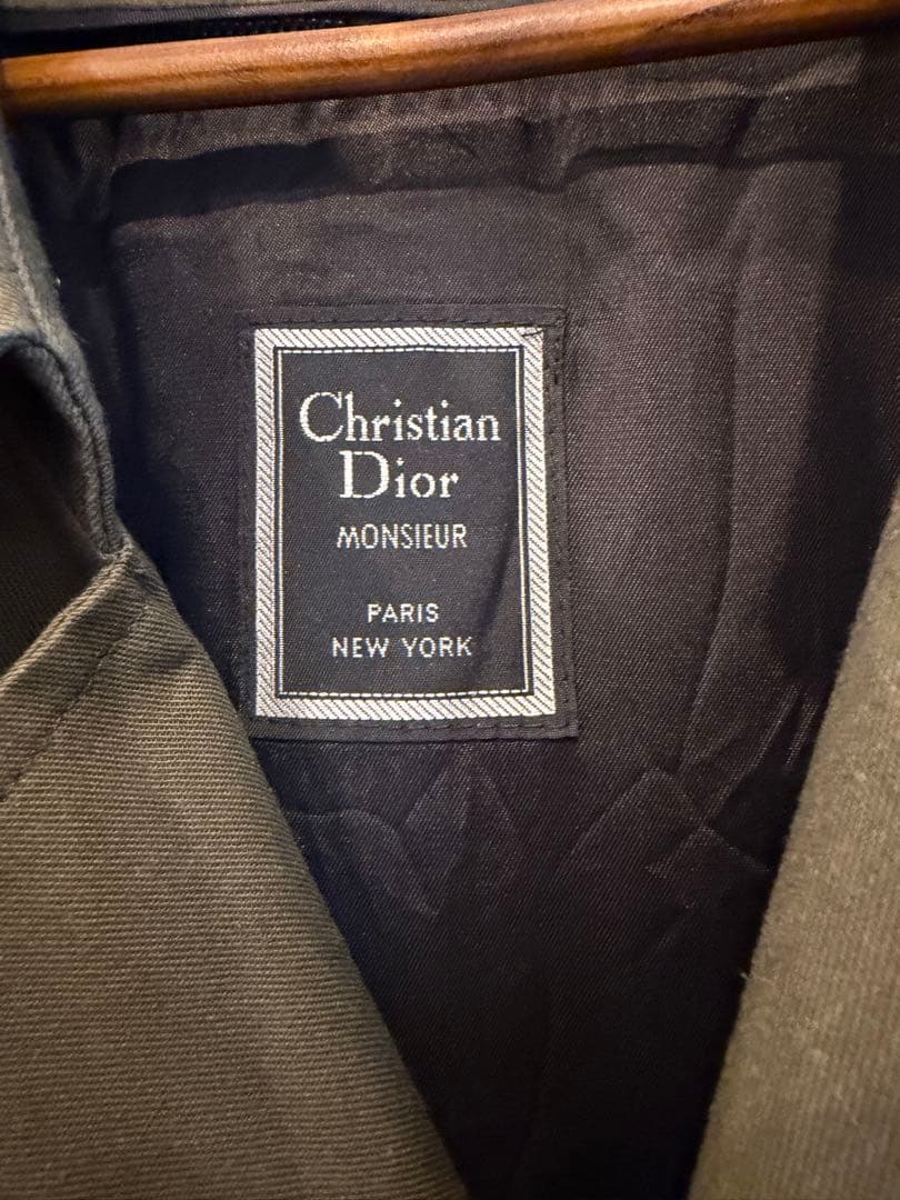 美品 Christian Dior Monsieur トレンチコート オリーブ