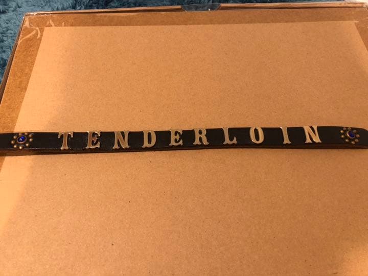 テンダーロイン ナローベルト 青 サイズM ドラマ同色