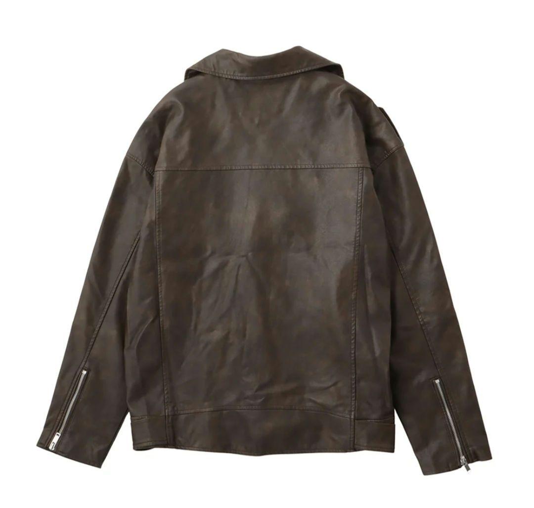 【✨新品✨】ACLENT◎ビンテージレザーオーバーライダースジャケット