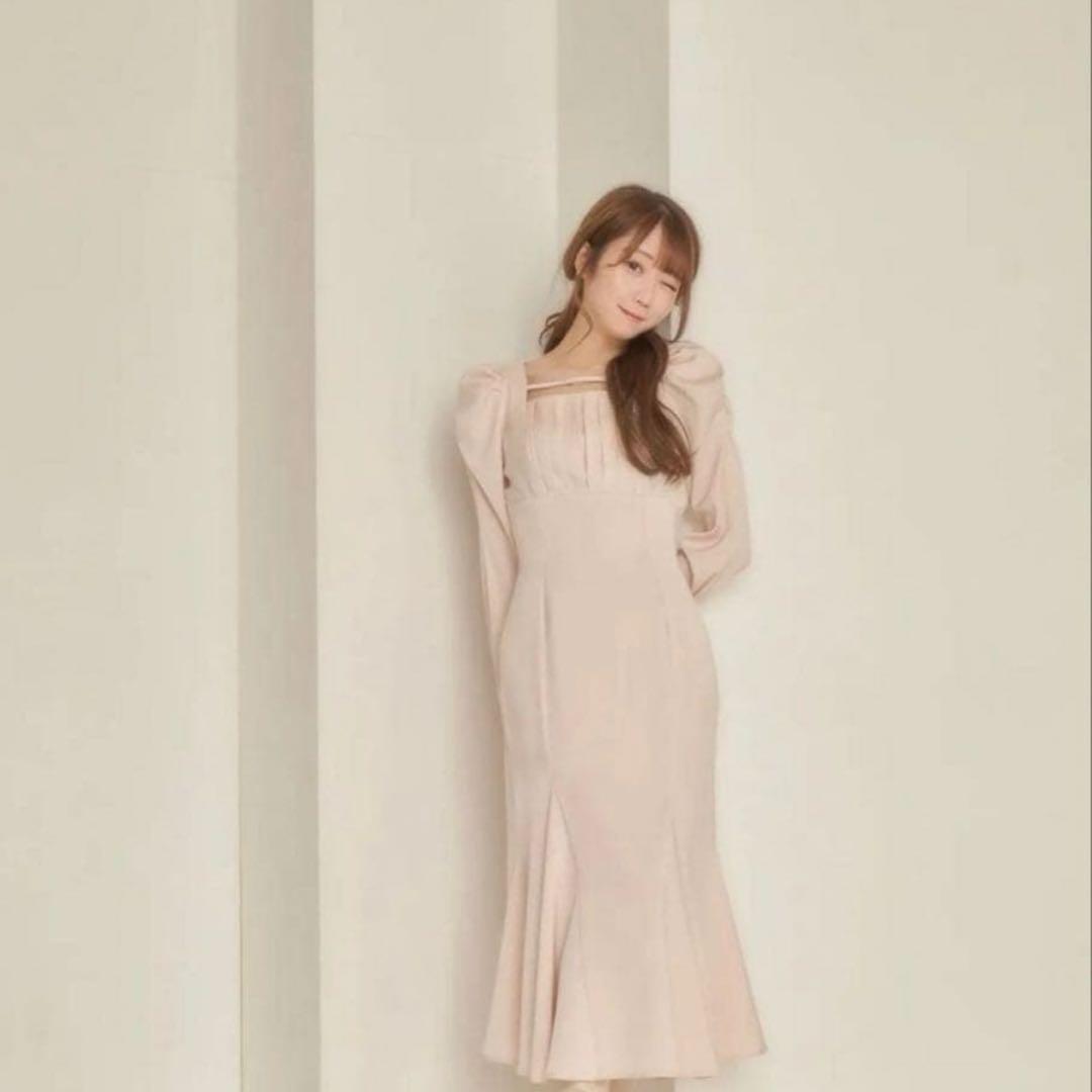 rose muse ロゼミューズ マーメイドワンピース アイボリー