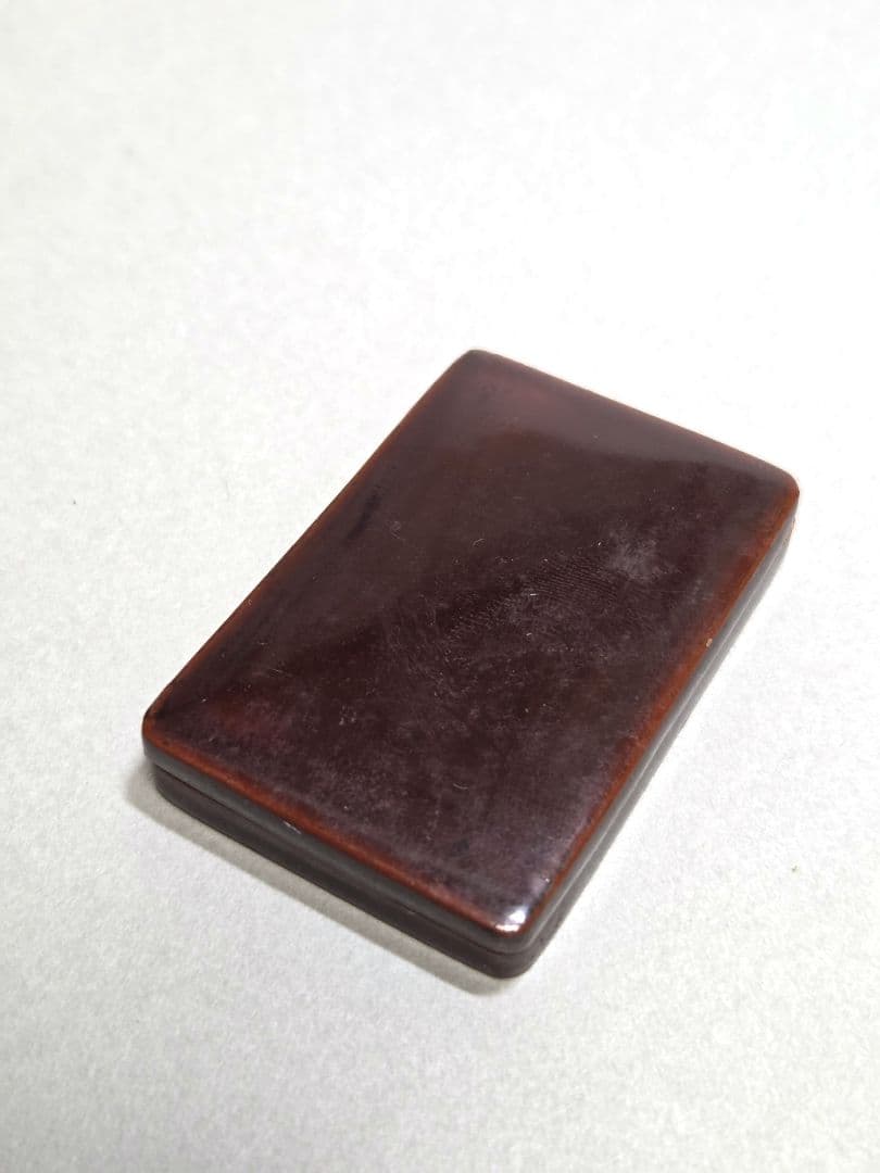 古い小さな雛道具　蒔絵の小箱　桜の図