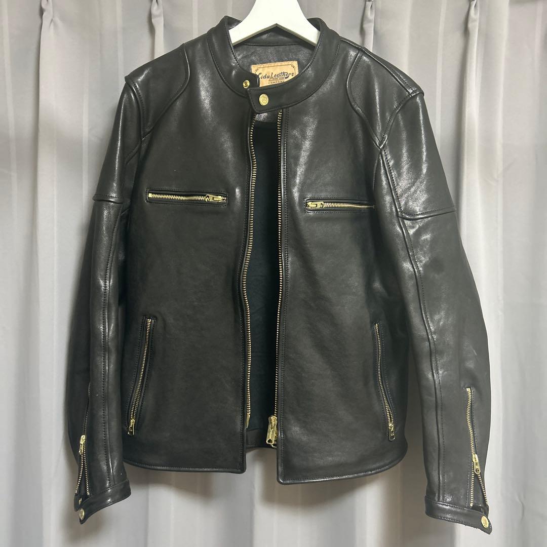 Cidu Leathers/TALONジップ/シングルライダー/本革レザー