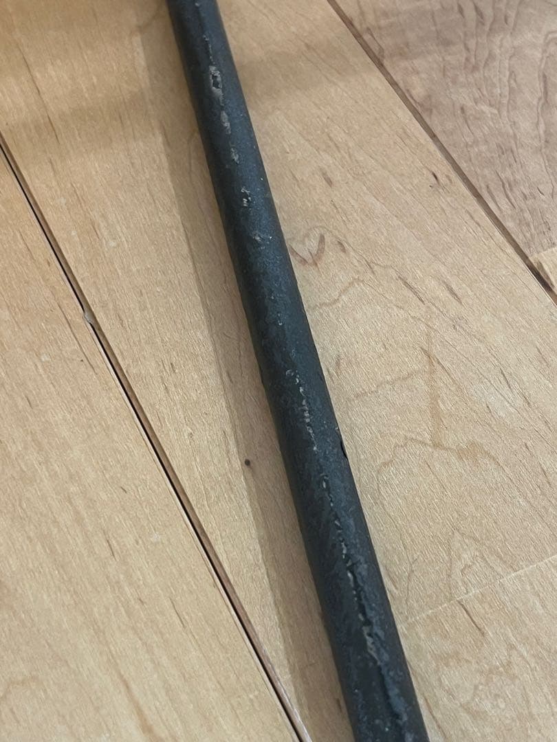 ブラウンレザー　アイアンフレーム　椅子　スツール