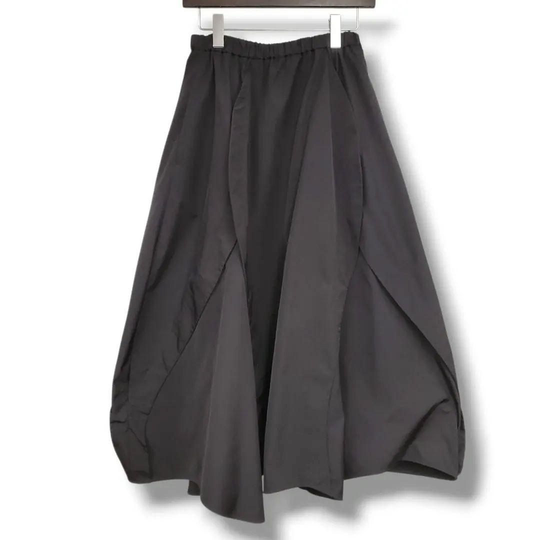 エンフォルド　パネルスカート 美品 ブラック38