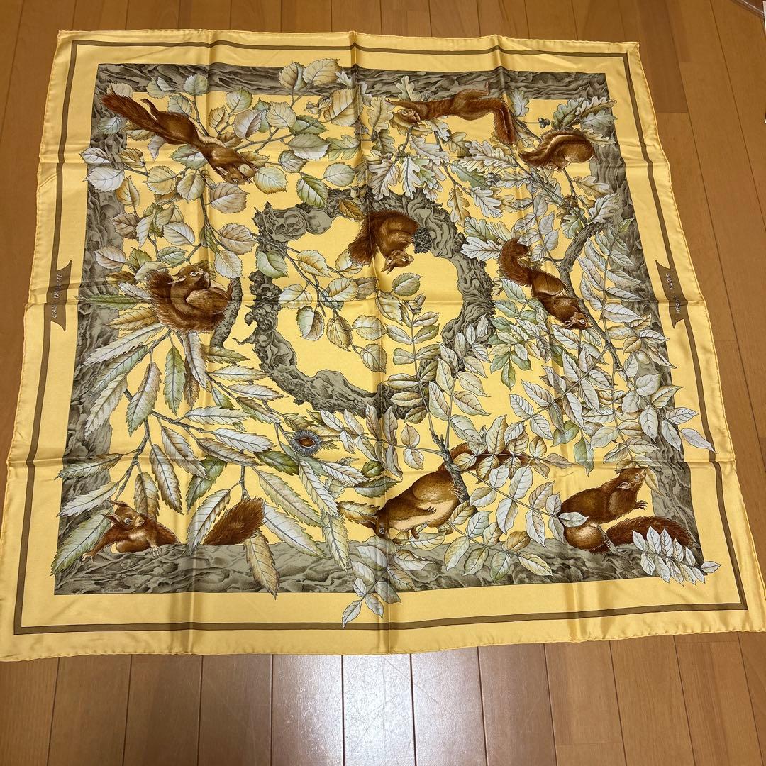 HERMES/エルメス スカーフ りす