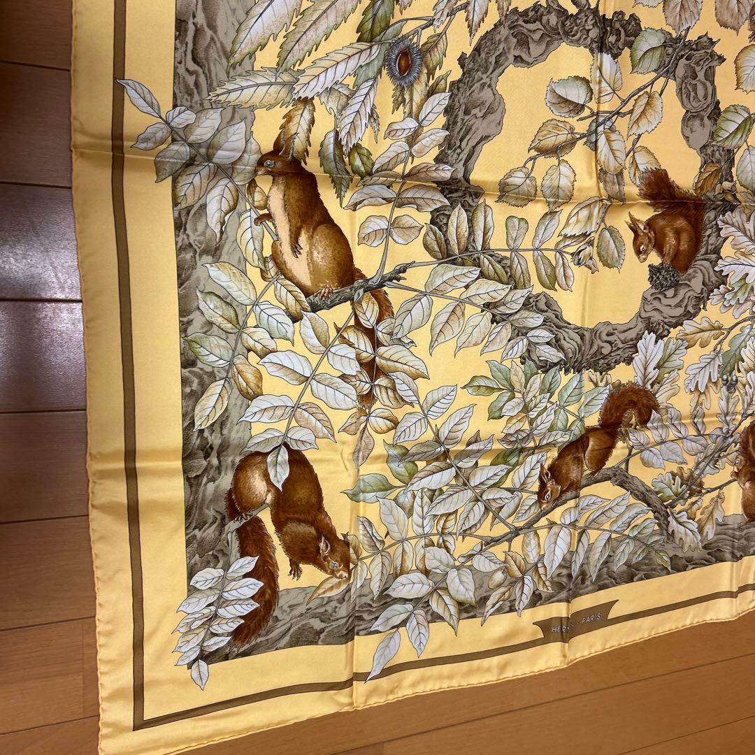 HERMES/エルメス スカーフ りす