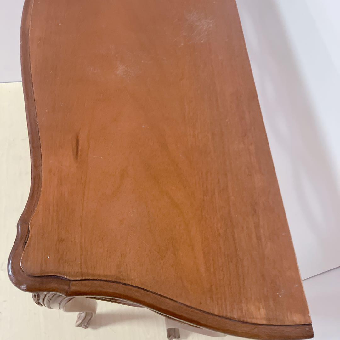 アンティーク調　猫脚　コンソール　テーブル　サイドテーブル　レトロ