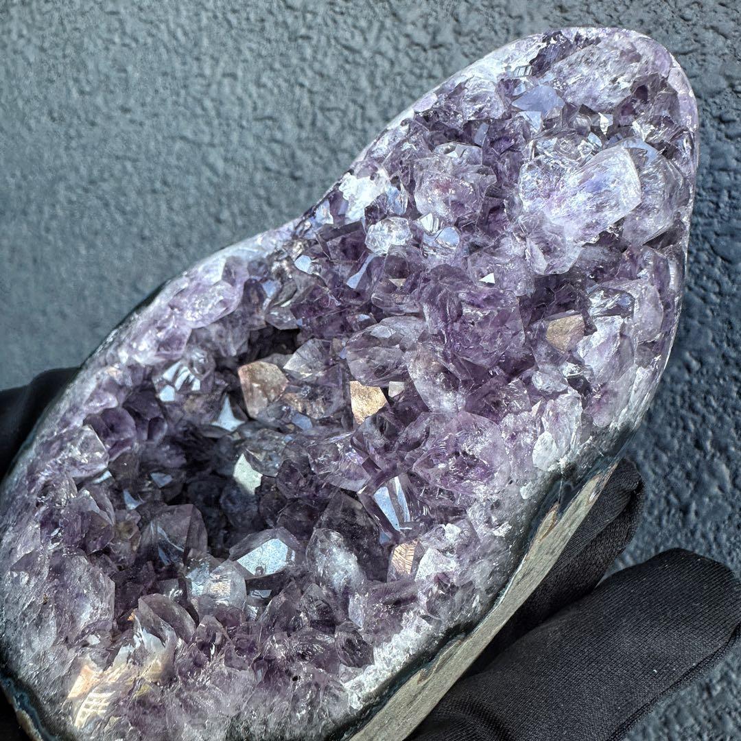 アメジストミニドーム&レインボーヒマラヤ水晶アイリスクォーツ浄化セットA1148