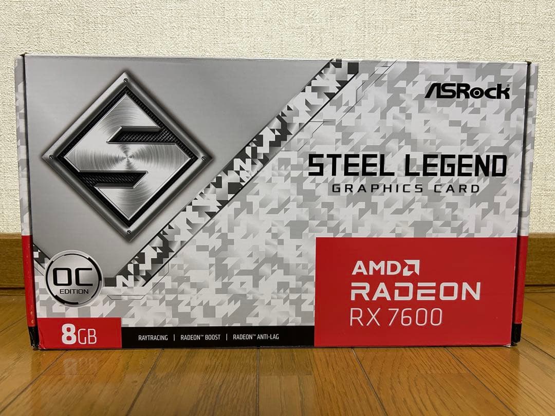グラフィックボード・グラボ・ビデオカード ASRock Radeon RX 7600 OC Edition 8GB
