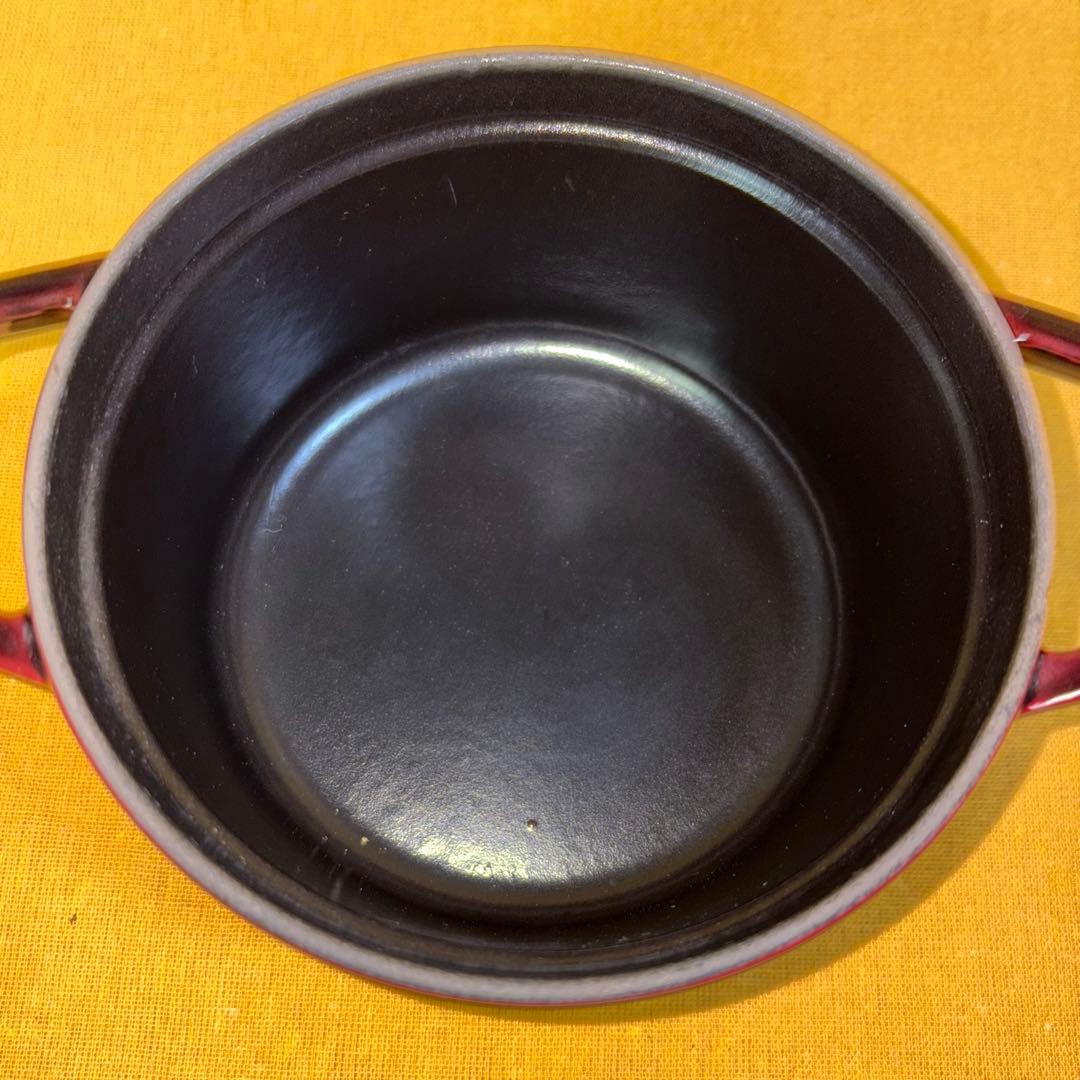お買い得‼️ 極美品 ストウブ ココット 16cm 両手鍋 ホーロー鍋 鉄鍋