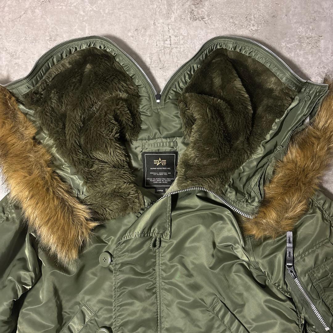 美品✨️alpha n2b n-2b flight jacket 短丈large