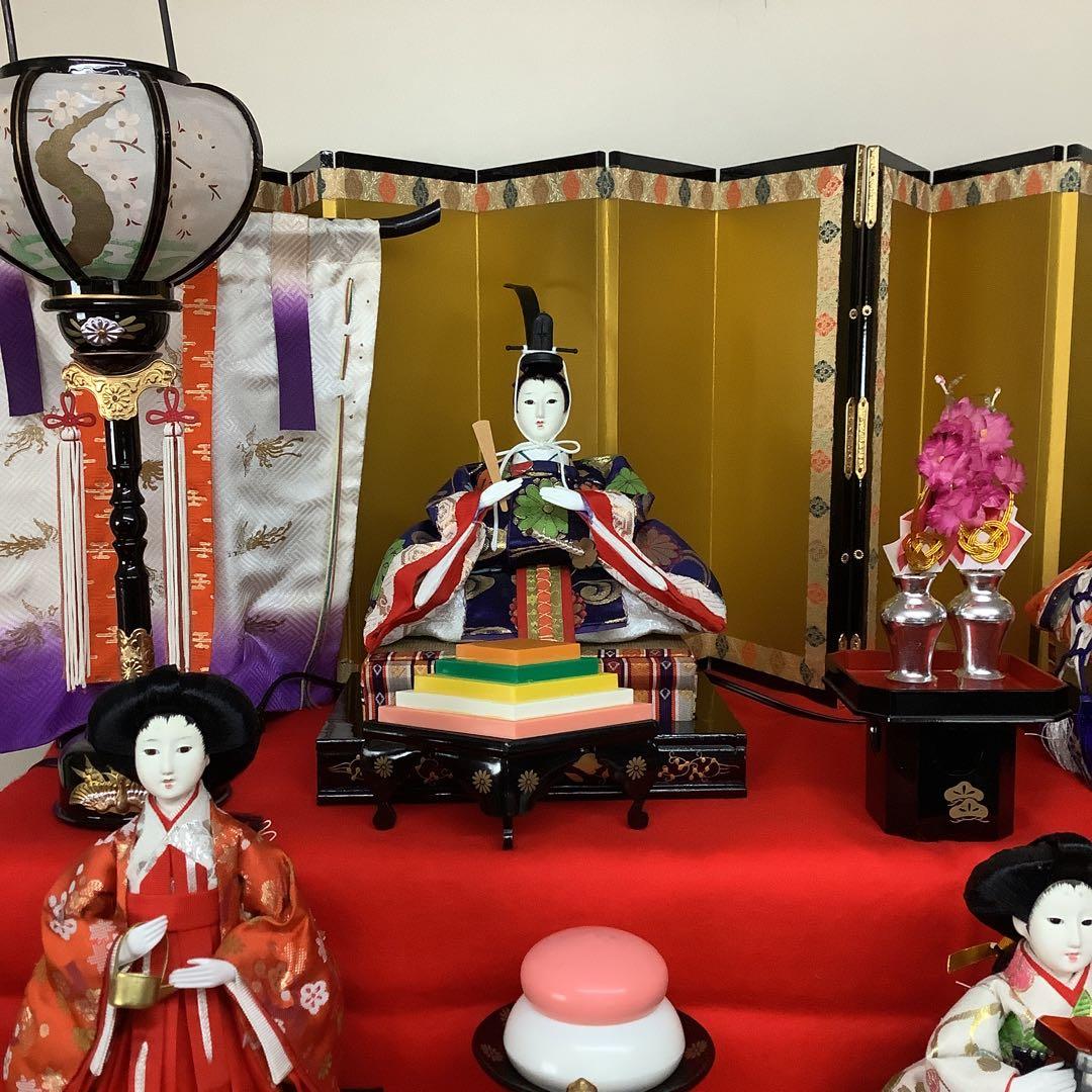 昭和のお雛さま　七段飾　東玉作　90巾