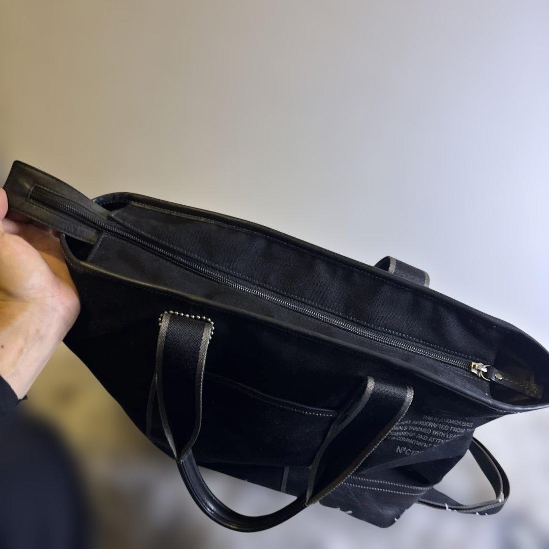 【良品】COACH コーチ　ブラック トートバッグ NFC1260-F70578