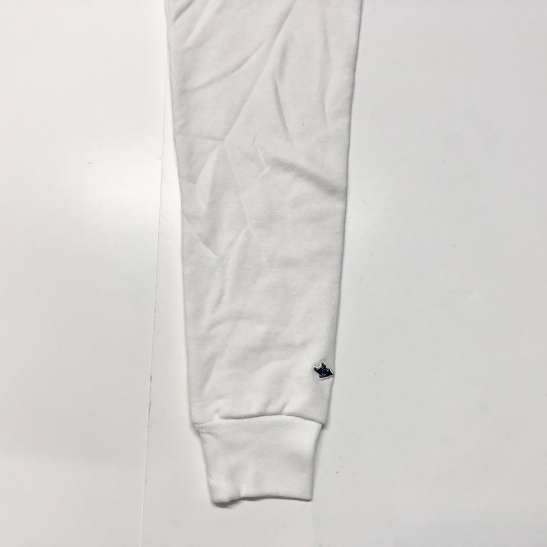 ○★新品未使用　PEARLY GATES　裏毛フルジップパーカー　4　ホワイト