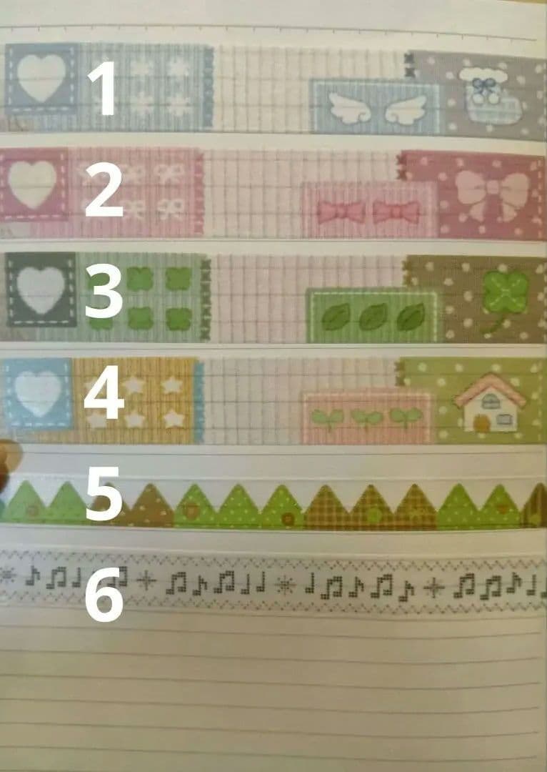 韓国作家さん　マスキングテープ