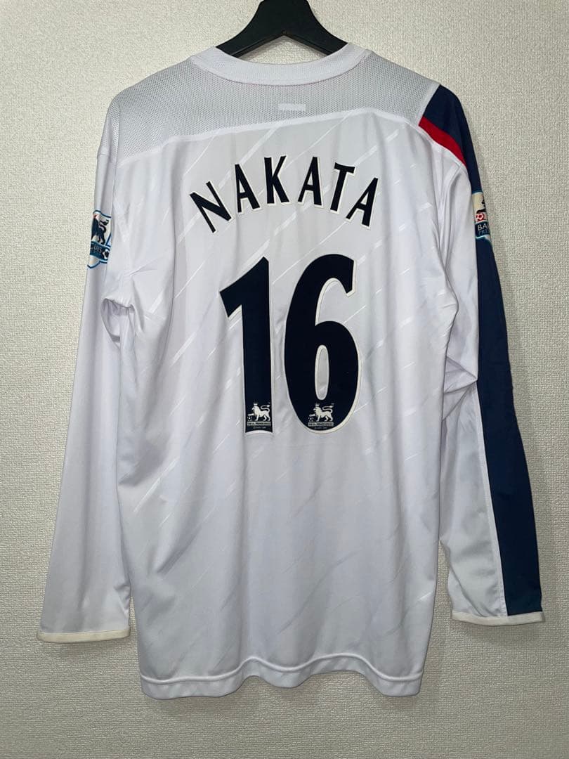 【正規品】ボルトン・ワンダラーズ NAKATA 16 ユニフォーム