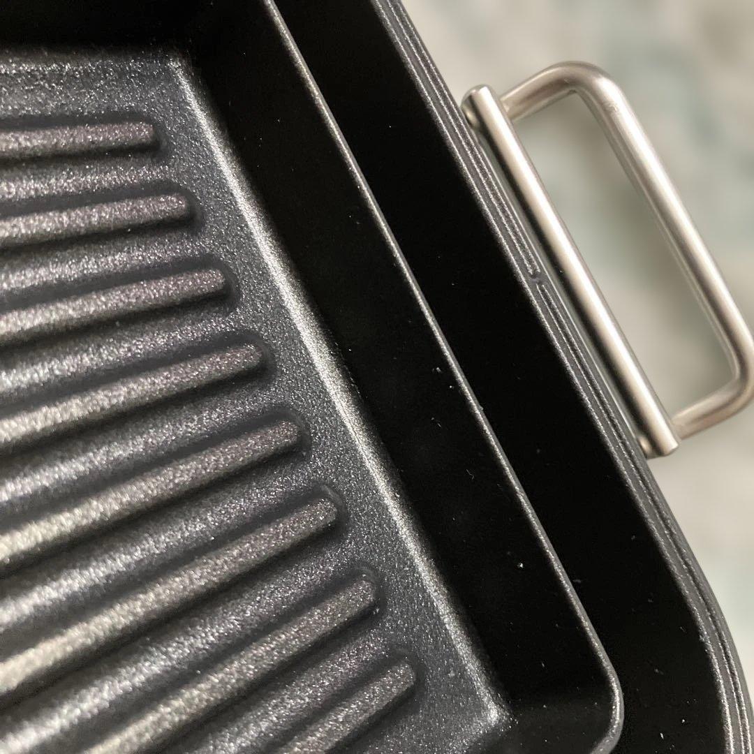 家事問屋 アルミ製 スクエア型 ホットサンドメーカー