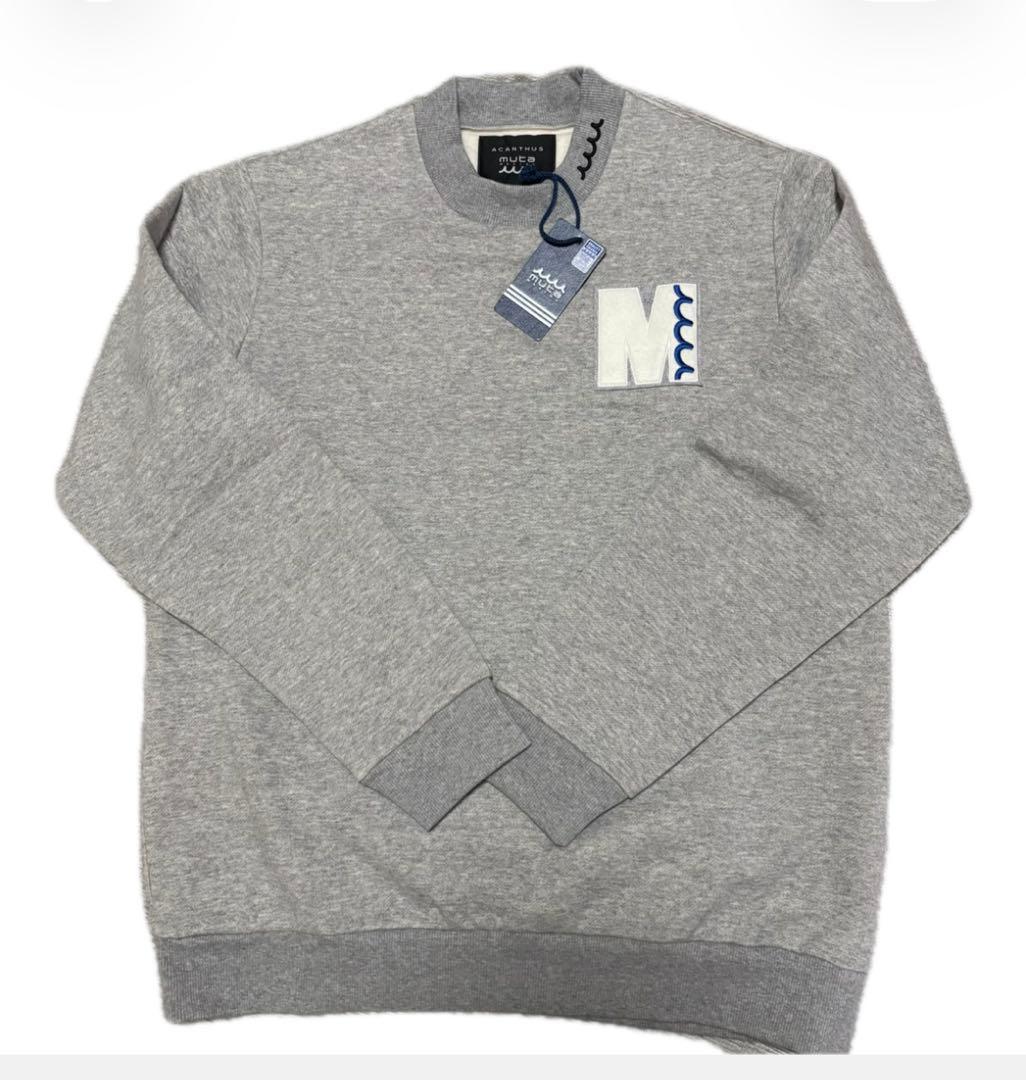 ⭐️新品未使用　ムータマリン　モックネックスウェット グレー　サイズ７