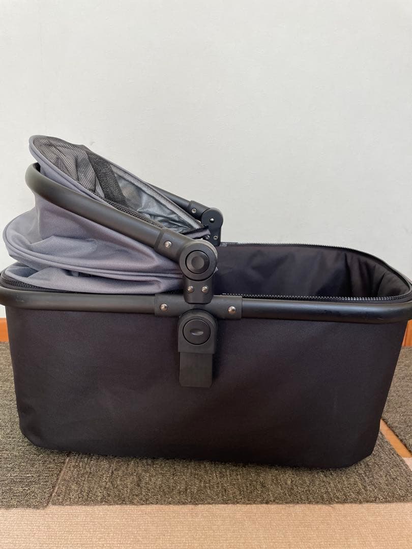 Piccolo Carie ペットカート グレー/ブラック