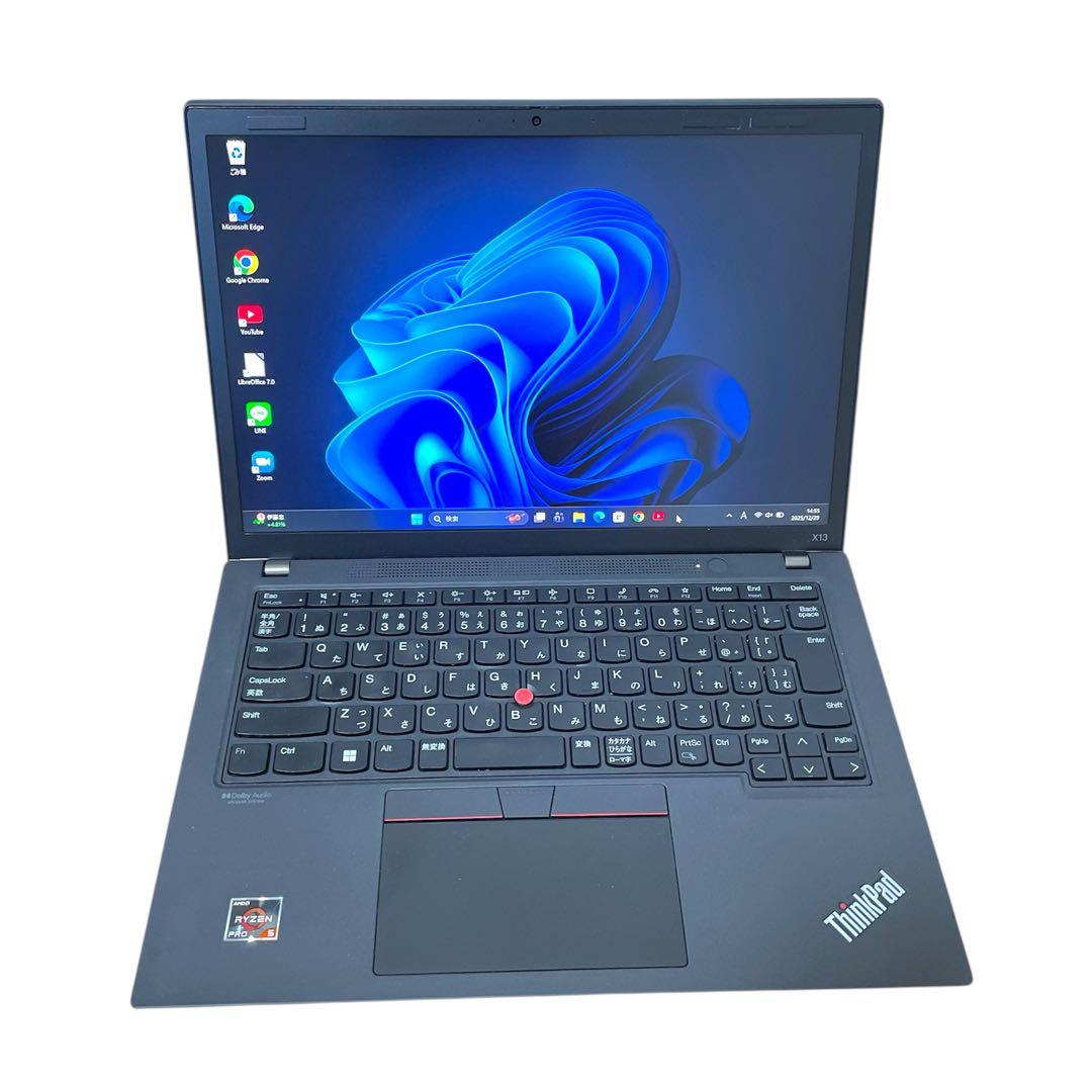 Windowsノート本体 ThinkPad X13 Gen2 Ryzen 5Pro 8G 256G SSD