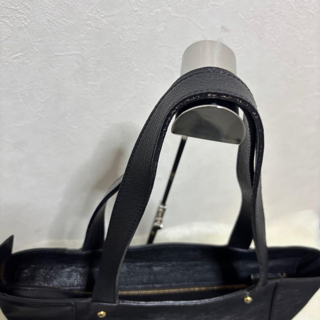 【希少】ティンバーランド　トートバッグ　レザー　ブラック　シボ革　肩掛け