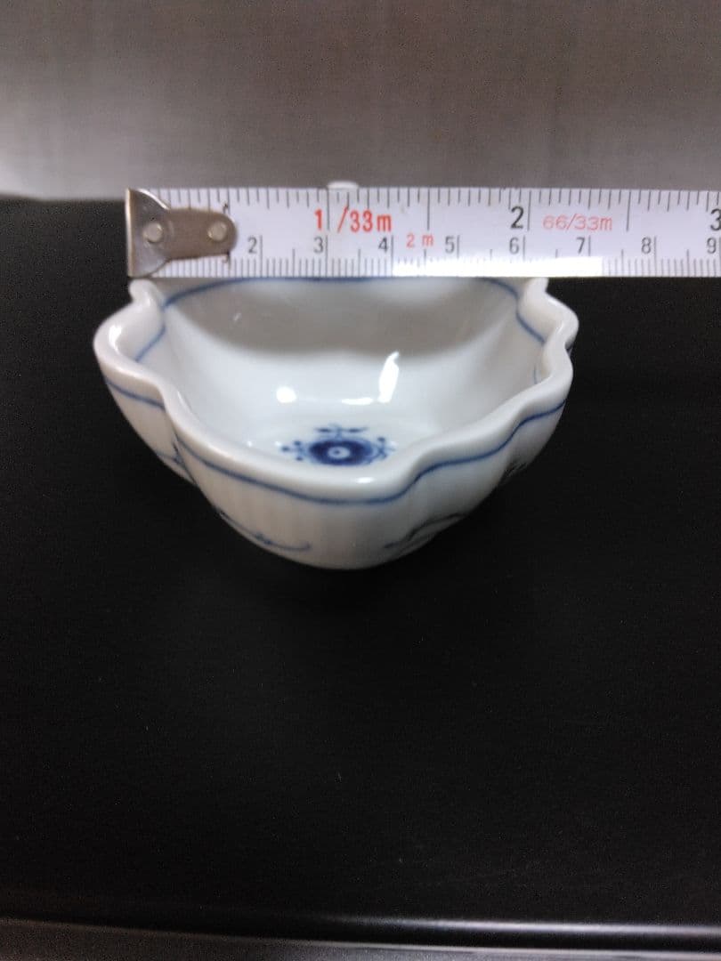 ス*ー様 ロイヤルコペンハーゲンブル－フルーテッド プレイン スモールリーンシュ