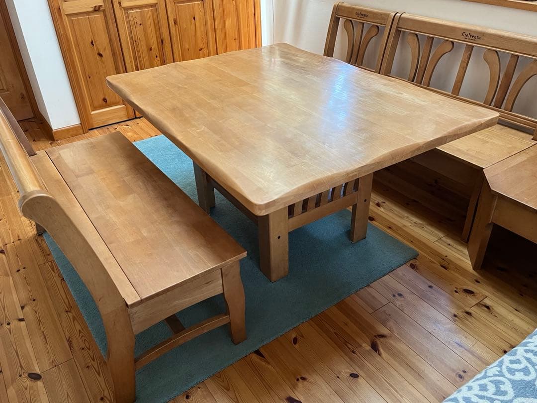 最終価格！直接引取限定！木製ダイニングテーブルセット
