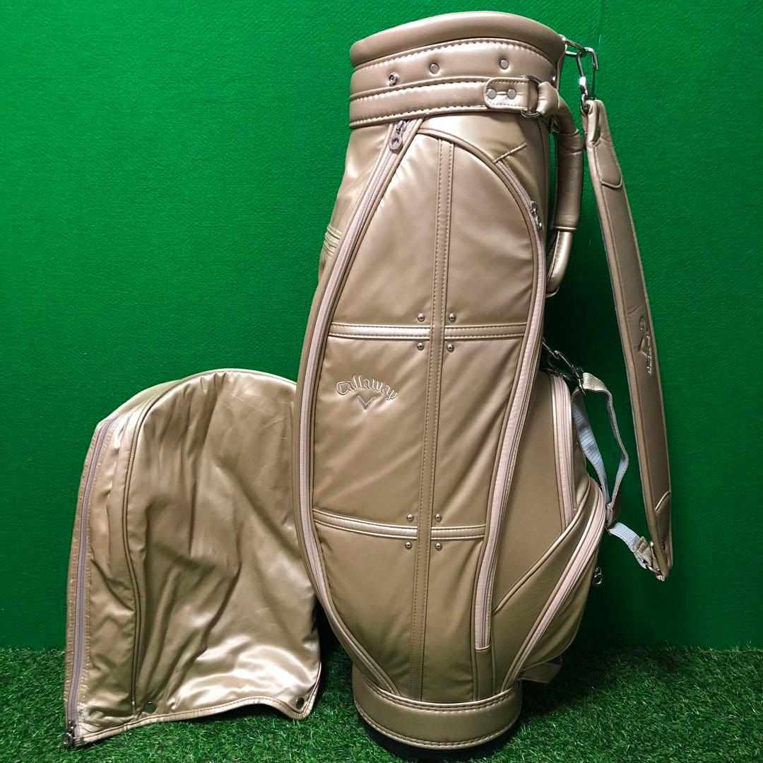 人気‼️Callaway キャディバッグ シャンパンゴールド 8インチ