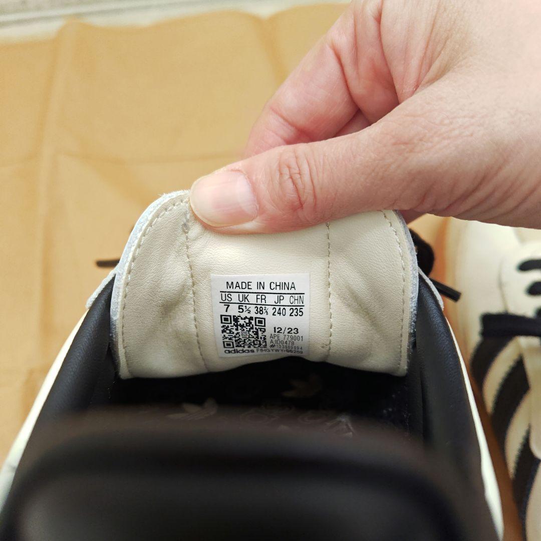 アディダス　オリジナルズ　サンバ　OG　24.0　ベージュ