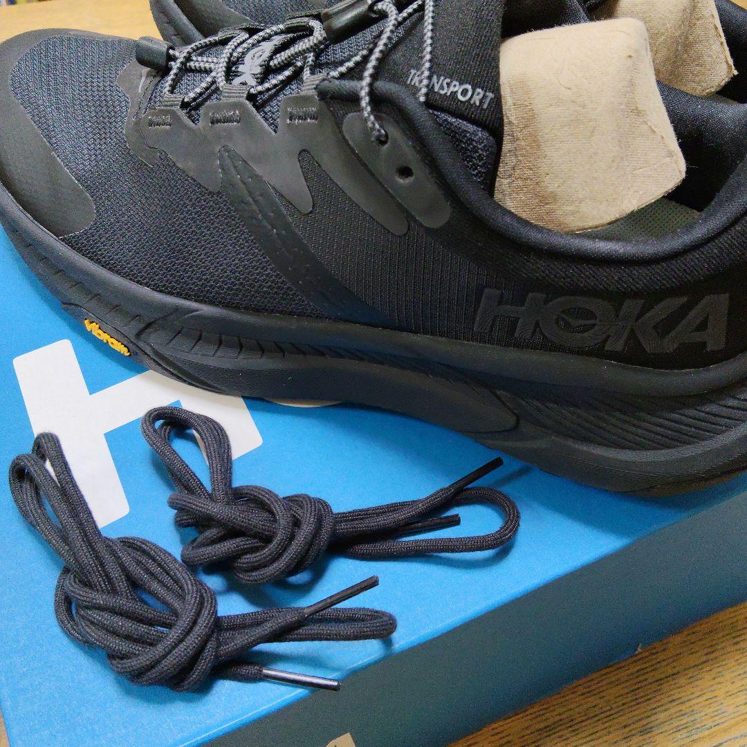 HOKA トランスポート26.5cm ブラック