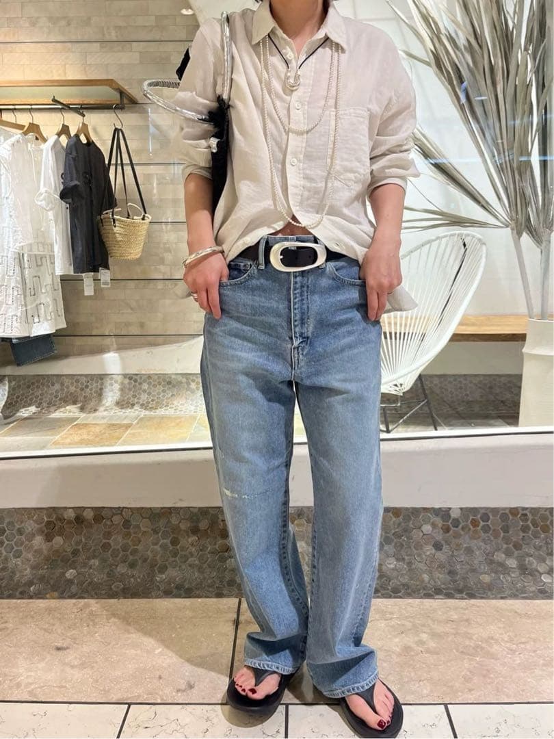 FRAMeWORK新品⭐️日本製⭐️人気即完売❗️フレームワークデニムストレートパンツ