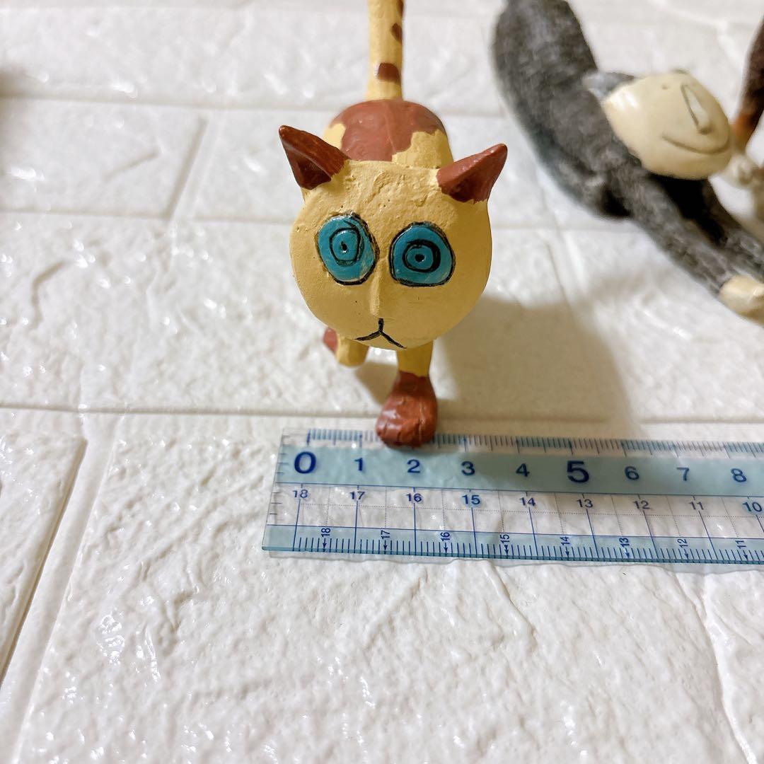 1点限り❤️ 【置物】ネコ 6個セット インテリア アート リビング 玄関 プレ