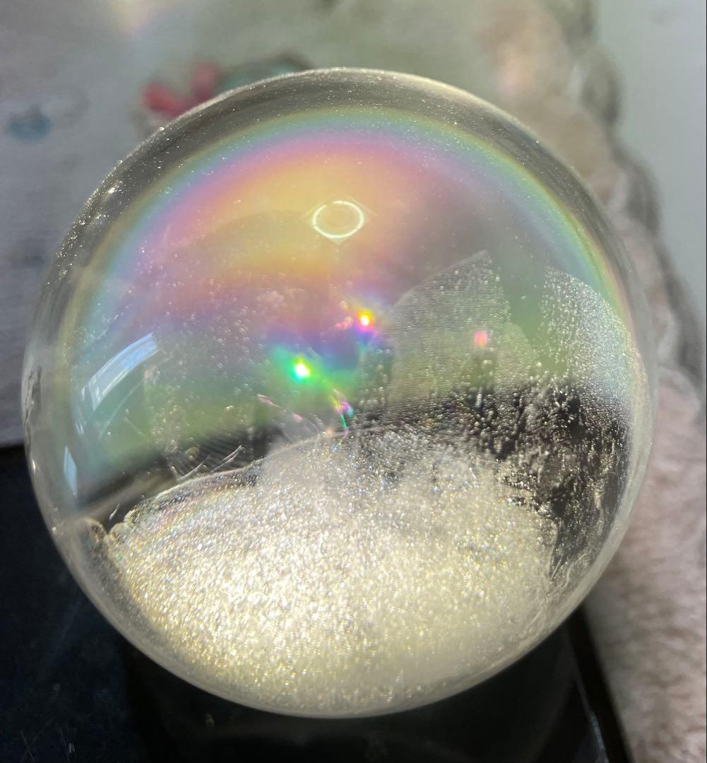 アイリスクォーツ 虹入 クリスタル 水晶丸玉 レインボー 魔除 開運 幸運 お守