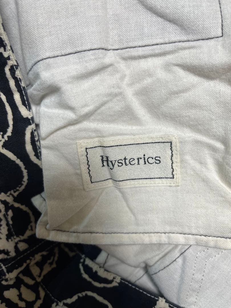 HYSTERIC GLAMOUR スカル柄 パンツ black