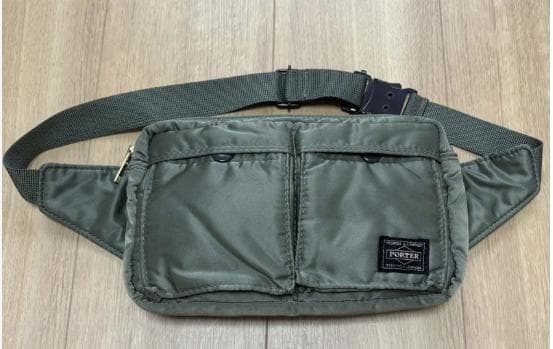 【美品】PORTER タンカー ウエストポーチ オリーブグリーン※廃盤品