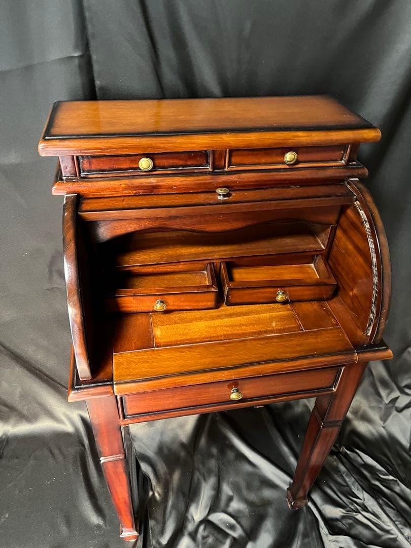 木製ロールトップライティングデスク