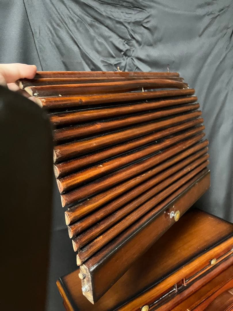 木製ロールトップライティングデスク