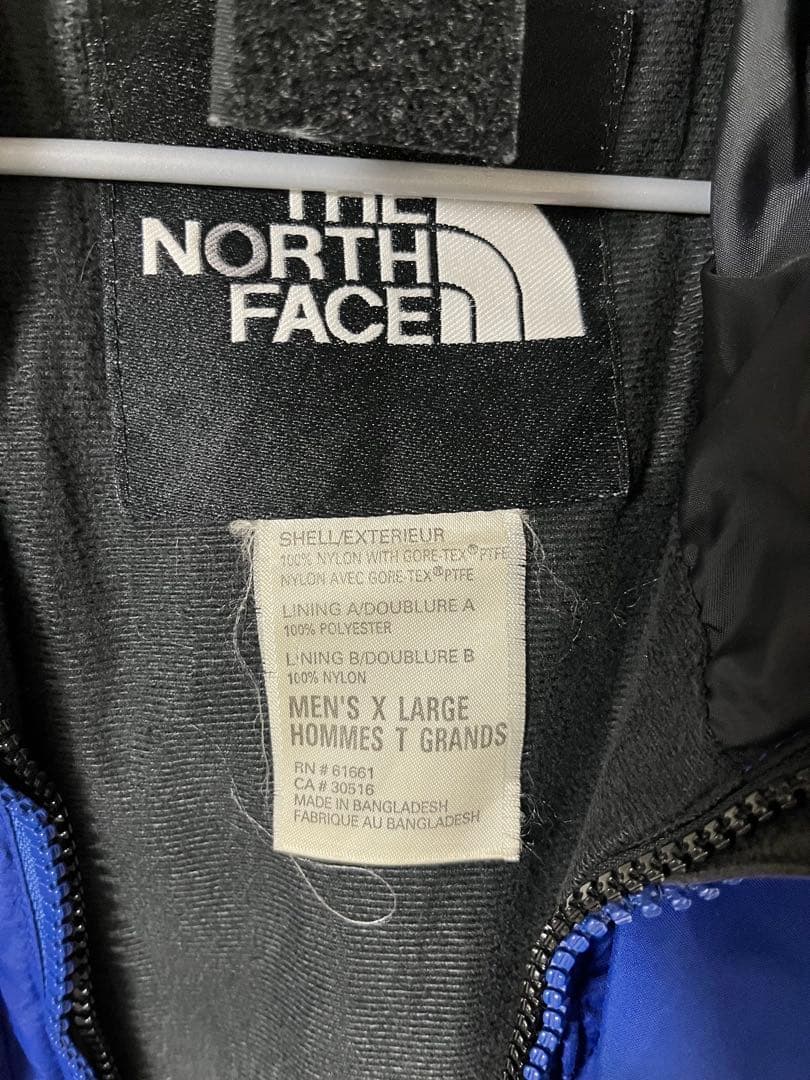 80s 90sノース マウンテンガイドジャケット アズテックブルー×ブラック