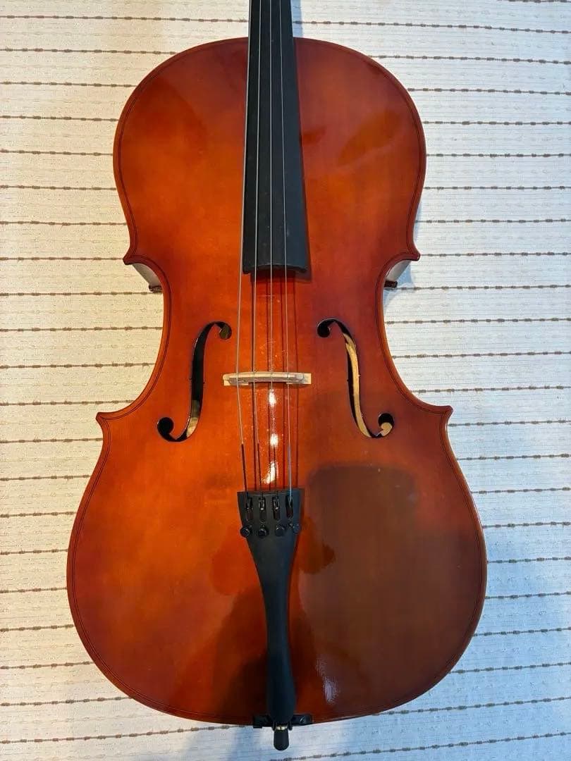 フルサイズ チェロ 4弦 ブラウン