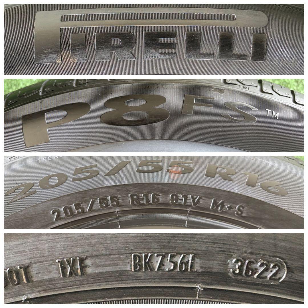 F164 - Pirelli P8 FS 205/55R16 91V 2022年