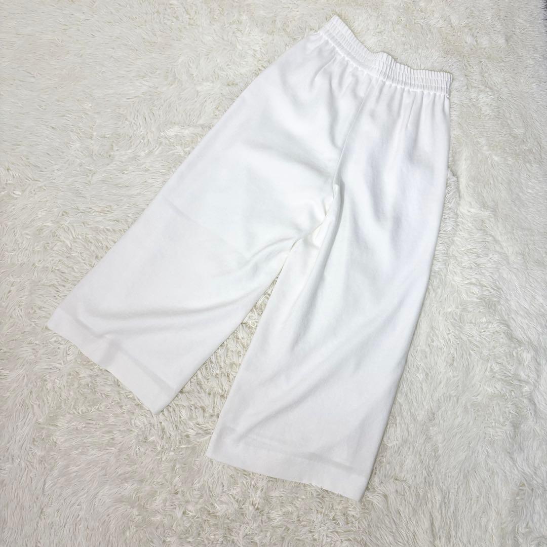 anzuBEIGE セットアップ ノーカラー ワイドパンツ サイズ違い