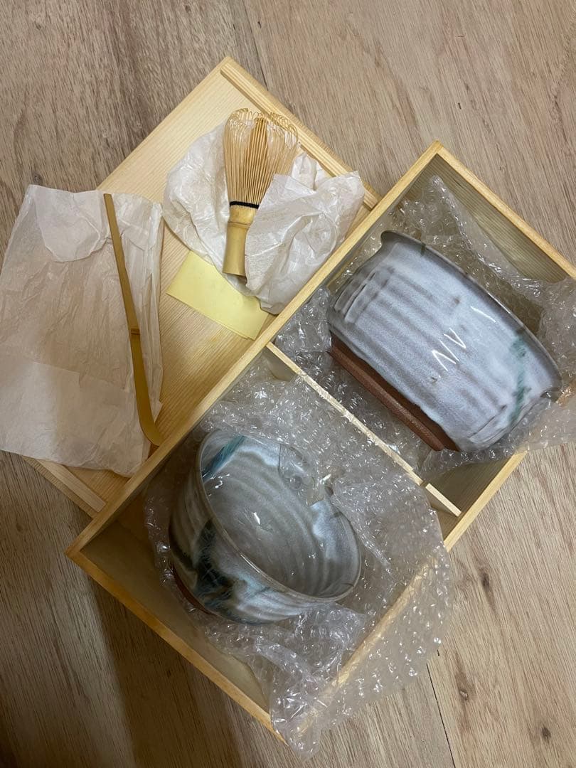 茶道具 茶碗2個と茶筅セット